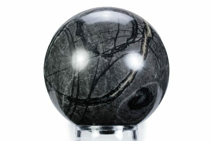 Polished Picasso Marble Sphere - Utah #360345